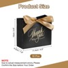 Unique Bargains Elegant Design Kraft Paper Wide Application Gift Bags with Ribbons 16 Pcs - 2 of 3