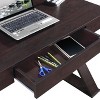 NicBex Home Office Desk 47.25" L Morden Writing Desk with Drawer, Wooden Desktop and X-Shaped Legs for Study and Work - 3 of 4