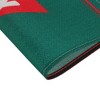 Unique Bargains Christmas Place Mats Linen Brown Green 13"x17.7" 2 Pcs - 4 of 4