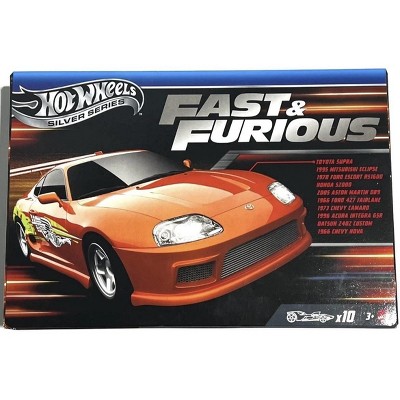 Hot Wheels Fast & Furious 10 Pack Silver Series