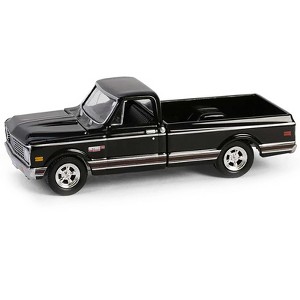 Greenlight 1:64 1972 Chevrolet Cheyenne C10 Short Bed - Red with Grey - Hobby Exclusive - M & J Toys Inc. Die-Cast Distribution | Specializing in Die-cast Collectibles Since 1987