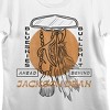 Jackson Dean Blue Skies Ahead Women's White Crew Neck Short Sleeve T-shirt - 2 of 4
