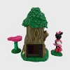 Disney Minnie Mouse Miniature Resin Garden Set with Solar Tree House: Outdoor Decor, Figurine Collection - 3 of 4