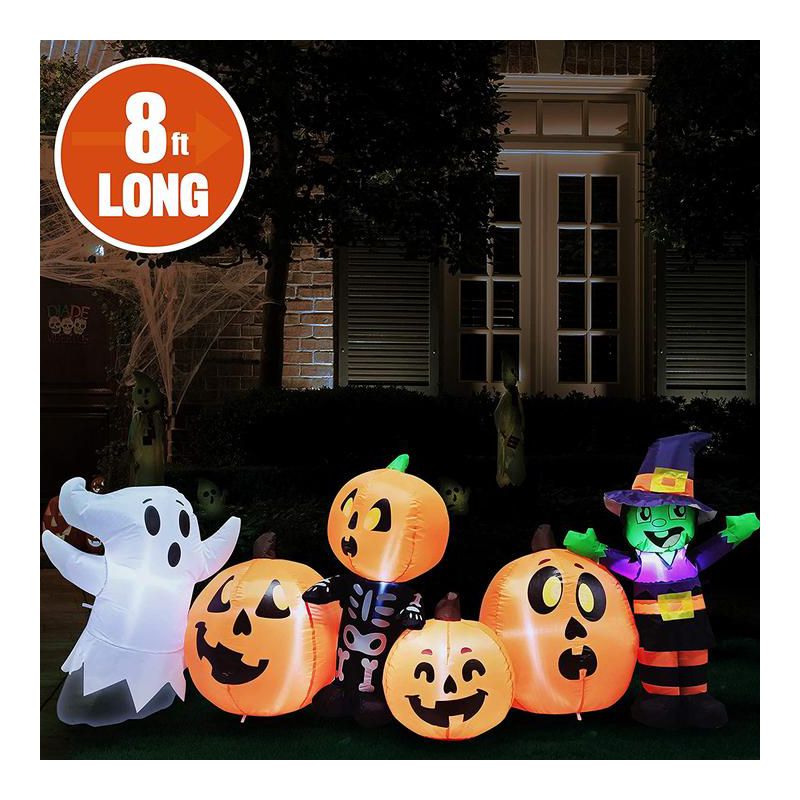 Joiedomi 8 ft Long 6 Halloween Characters Inflatable, 2 of 4
