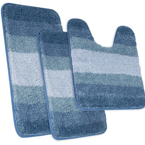 Walensee Ombre Bath Rug Set (blue) : Target
