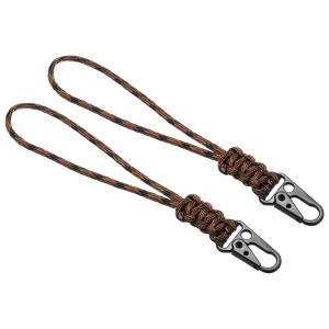 Unique Bargains Keys Whistle Badge Holder Wrist Lanyard with Sling Clip 2 Pcs - 1 of 4