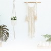Unique Bargains Macrame Plant Hanger Woven Cotton Indoor Outdoor Decorative - 2 of 4