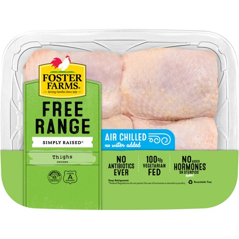 Foster Farms Nae Chicken Thighs - 1.4-2.2lbs - Price Per Lb : Target