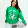 Simply Sage Market Women's Graphic Sweatshirt People Give Me The Creeps - 2 of 4