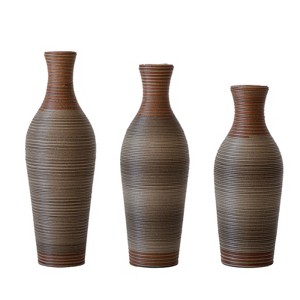Racxily 3-Piece Floor Vase Set, Modern Home Decor Accent Furniture for Living Room & Entryway - 1 of 4