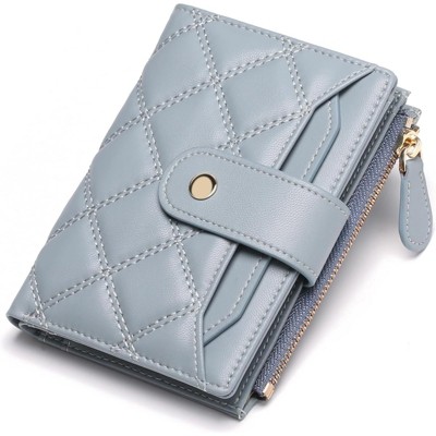 BEAFUP Small Wallet for Women,RFID Blocking Bifold Wallet with Zipper Pocket 9 Card Slots,ID Window,Removable Sleeve for Parties,Shopping
