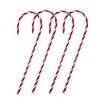 J. Hofert Co Set of 4 Red and White Striped Candy Cane Stakes Christmas Outdoor Decor 60" - 2 of 2