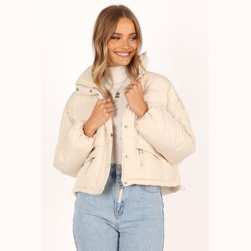 Cream puffer 2024 coat womens