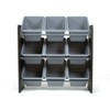 Sumatra Toy Storage Organizer with Storage Bins Espresso/Gray - Humble Crew - image 2 of 4