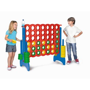 Feber Mega 4 In-Line Game (Primary Color) for Indoor or Outdoor Play - 1 of 4