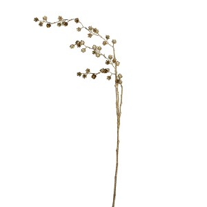 Northlight 32” Gold Pine Cone Artificial Christmas Spray - 1 of 4