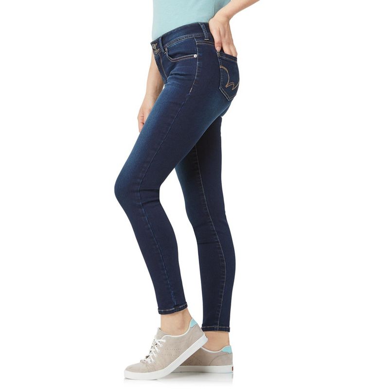 WallFlower Women's Ultra Skinny Mid-Rise Insta Soft Juniors Jeans (Standard and Plus), 2 of 4