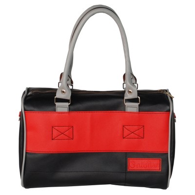 Slickblue Women's Handbag Faux Leather Multicolor with Studs, Buckles, Top Handles and Zippered Compartments