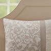 GlasFlength Bedding Sets Embroidered 8 Piece Comforter Set Neutral Queen Calm Elegant Timeless For Minimalist Master Suites, Beige, 22.05"*18.9"*12.6" - 3 of 4