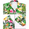HAPPY BAY Men's Hawaiian Shirts Short Sleeve Button Down Shirt Floral Shirt Men Vacation Tropical Beach Summer Shirts for Men Funny - 3 of 4
