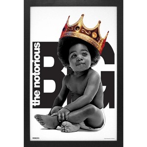 Pyramid America Notorious BIG - Crown Baby Wall Framed - 1 of 1