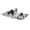 Disney Cars Radiator Springs White, Blue, and Red Lightning McQueen and Tow-Mater Deluxe Easy Fold Toddler Nap Mat - 2 of 4