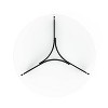 Umbra Madera Coffee Table Black: Tempered Glass Top, Sustainable Wood, Scratch-Resistant, 33x33 inches - image 3 of 4