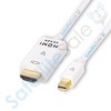 SatelliteSale Uni-Directional Mini DisplayPort to HDMI Cable Male to Male 4K/60Hz 8.64Gbps Universal Wire PVC White Cord - 2 of 4