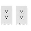 5 Star Super Deals Wall Outlet LED Night Light - Easy Snap On Outlet Cover Plate - No Wires Or Batteries Needed - 2 Pack - 3 of 3