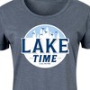 Women's - Instant Message - Lake Time Graphic T-shirt Dress - 2 of 4