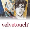 Princeton Velvetouch Angle Shader Brush, Synthetic Bristles, Short Handle Mixed Media Paintbrush, Scarlet, Size 1/2 inch, Pack of 2 - 3 of 4