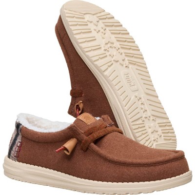 HEYDUDE Wally Cozy Plaid , Downtown Brown/Multi, 12 — фото 4
