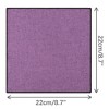 INSPIRE CHIC Men's Solid Linen Woven Pocket Square - 2 of 4