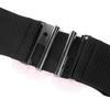 INSPIRE CHIC Women's Elastic Wide Double-Flower Stretch Corset Waist Belt 1 Pc - 3 of 4