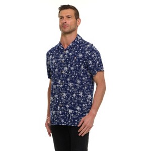Canada Weather Gear Men’s Hawaiian Shirt – Short Sleeve Button Down – Soft Feel, Moisture Wicking, Easy Care - 1 of 4