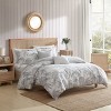 Tommy Bahama 5pc Full/Queen Kayo 100% Cotton Duvet Cover Bonus Set Gray: Botanical Pattern, OEKO-TEX Certified - 4 of 4