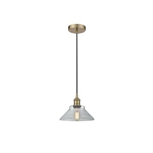 Orwell - 1 Light Cord Hung Mini Pendant In Industrial Style-7.75 Inches Tall and 8.38 Inches Wide - 1 of 1