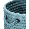 Colonial Mills Simply Home Solid - Federal Blue 14"x14"x10"  100% Polypropylene Round - 4 of 4