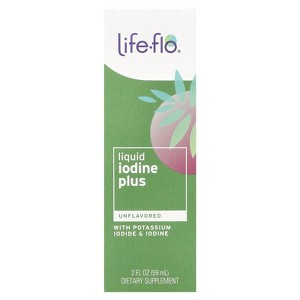 Life-flo Liquid Iodine Plus, With Potassium Iodide & Iodine, Unflavored, 2 fl oz (59 ml) - 1 of 4