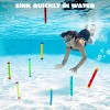 Joyfy 8 Pcs Diving Sticks Pool Toys, Underwater Adventure Diving Toys, Colorful Swimming Toy Sinking Throwing Sticks for Kids Summer Fun Pool Games - 4 of 4