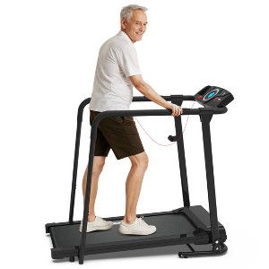 REDLIRO Walking Treadmill with Long Handrails 300lbs Capacity Recovery Fitness Exercise Machine for Seniors - 1 of 4