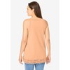 Woman Within Plus Size Lace-Trim V-Neck Tank - 3 of 4