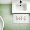 Stupell Industries Minimal Happy Easter Bunnies Printed Plush Bath Mat And Bath Rug, Design By Leah Straatsma, 18"X30" - 4 of 4