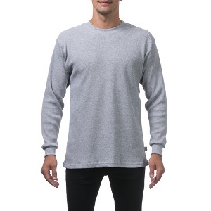 Pro Club Men's Heavyweight Cotton Long Sleeve Crew Neck Thermal Shirt - 1 of 4