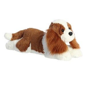 Aurora Large Charles Spaniel Grand Flopsie Adorable Stuffed Animal Brown 16.5" - 1 of 4