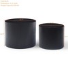 Round Nesting Coffee Table Set Of 2, Modern Circular Center Table Sofa Tables, Minimalist Simple Nightstand For Living Room Bedroom Apartment - 3 of 4