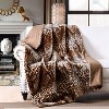 Marcielo Faux Fur Throw Blanket Leopard Cheetah Bed Blanket - 2 of 4