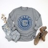 Yale University Bulldog Circle - Women's Garment Dyed Long Sleeve Graphic T-Shirt - 2 of 4