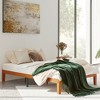 ELJGET Solid Wood Bed Frame Twin, Noise-Free Wooden Slat Support, No Box Spring Needed, Sturdy Platform Bed - 3 of 4