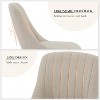 TackView Upholstered Dining Chairs, Fabric Kitchen Side Chair Set of 2, High Back Modern Accent Chair with Wood Leg - 4 of 4